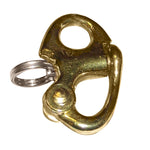 Ronstan Brass Snap Shackle - Fixed Bail - 41.5mm (1-5/8") Length [RF6000] - BuoyMart.com  Shackles/Rings/Pins Ronstan