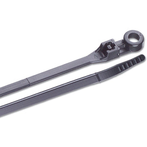 Ancor 14" UV Black Mounting Cable Zip Ties - 100 Pack [199258] - BuoyMart.com  Wire Management Ancor