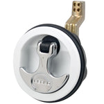 Perko Flush Latch - Surface Mount Offset Cam Bar - 2.5" Hole - White [1092DP1WHT] - BuoyMart.com  Latches Perko