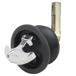 Perko Flush Mount Latch - Straight Cam Bar - 2.5" Hole - Black [1092DP3BLK] - BuoyMart.com  Latches Perko