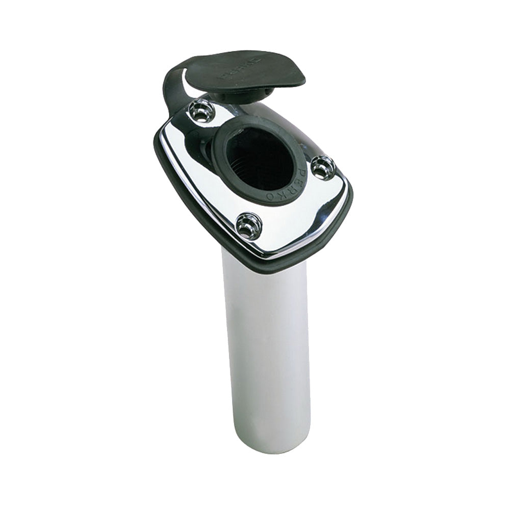 Perko Fishing Rod Holder - 65 Angled Flush Mount - Chrome Plated Zinc [1205DP0CHR] - BuoyMart.com  Rod Holders Perko