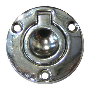 Perko Round Flush Ring Pull - 2" - Chrome Plated Zinc [1232DP2CHR] - BuoyMart.com  Latches Perko