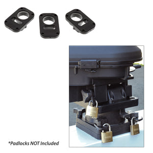 Scotty 3134 Downrigger Security System 3-Piece Locking Plates w/o Padlocks [3134] - BuoyMart.com  Downrigger Accessories Scotty