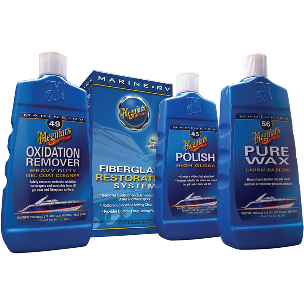 Meguiar's MG Fiberglass Oxidation Removal Kit [M4965] - BuoyMart.com  Cleaning Meguiar's