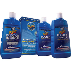 Meguiar's MG Fiberglass Oxidation Removal Kit [M4965] - BuoyMart.com  Cleaning Meguiar's
