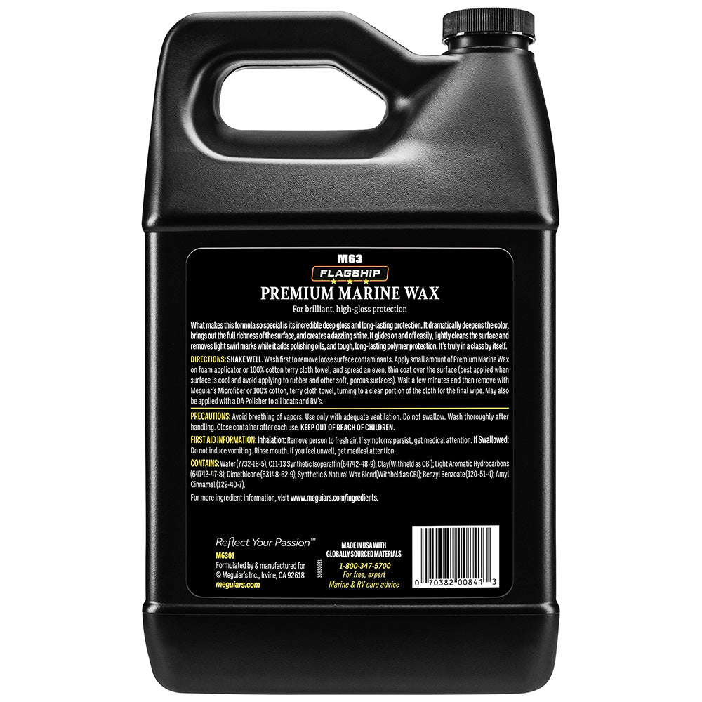 Meguiar's Flagship Premium Marine Wax - 1 Gallon [M6301] Meguiar's