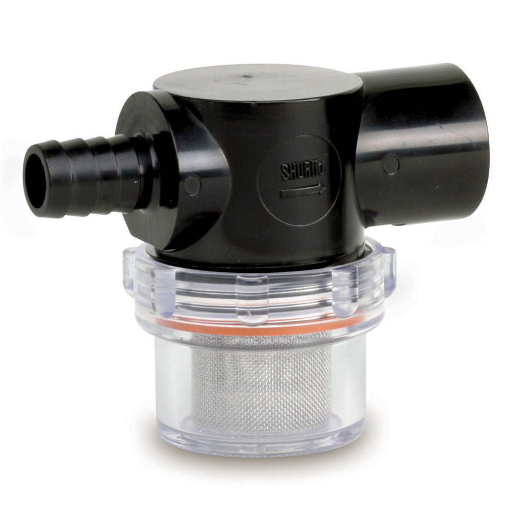 Shurflo by Pentair Twist-On Water Strainer - 1/2" Barb Inlet - Clear Bowl [255-323] - BuoyMart.com  Strainers & Baskets Shurflo by Pentair