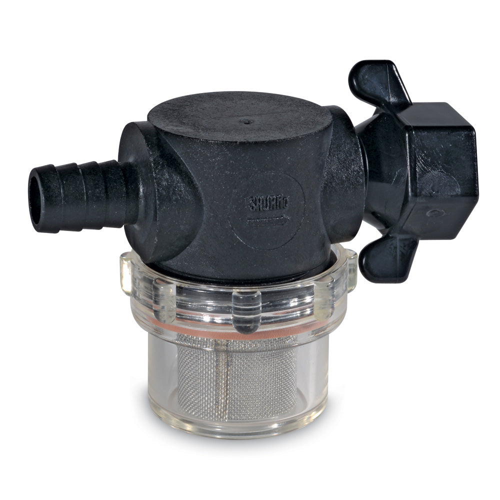 Shurflo by Pentair Swivel Nut Strainer - 1/2" Barb Inlet - Clear Bowl [255-325] - BuoyMart.com  Strainers & Baskets Shurflo by Pentair