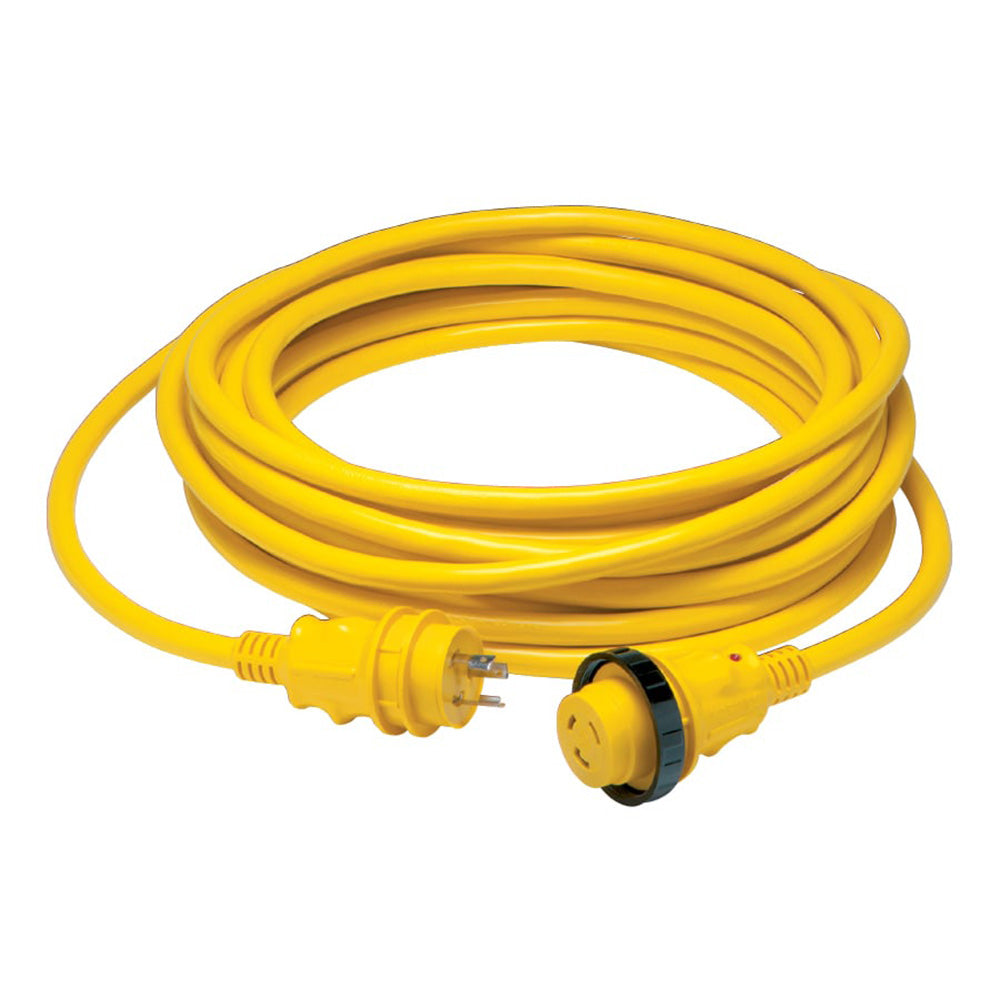 Marinco 30 Amp Power Cord Plus Cordset - 35' - Yellow [35SPP] - BuoyMart.com  Shore Power Marinco