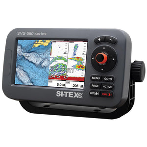 SI-TEX SVS-560CF Chartplotter - 5" Color Screen w/Internal GPS & Navionics+ Flexible Coverage [SVS-560CF] - BuoyMart.com  GPS - Fishfinder Combos SI-TEX