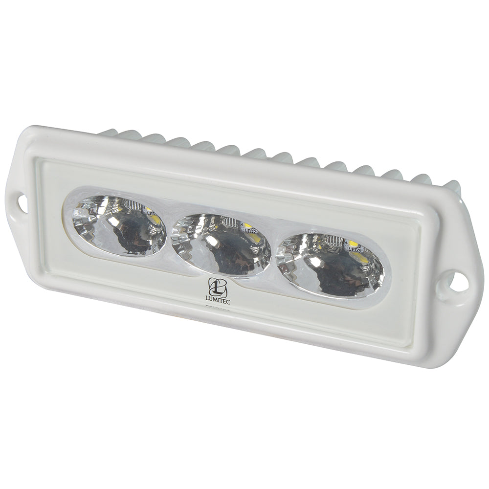 Lumitec CapriLT - LED Flood Light - White Finish - White Non-Dimming [101288] - BuoyMart.com  Flood/Spreader Lights Lumitec