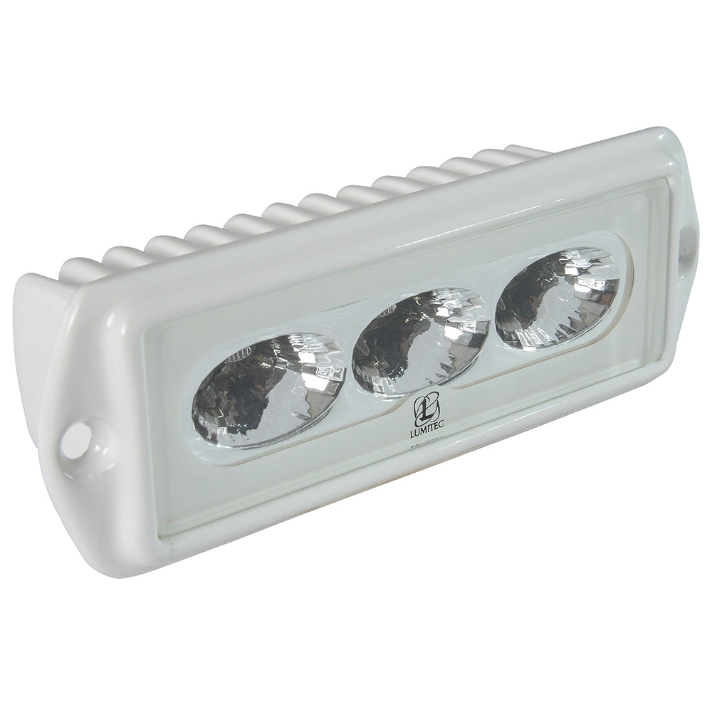 Lumitec CapriLT - LED Flood Light - White Finish - White Non-Dimming [101288] - BuoyMart.com  Flood/Spreader Lights Lumitec