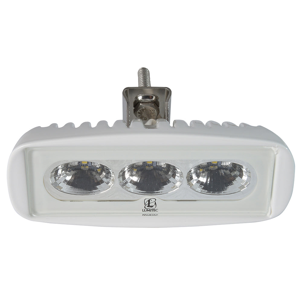 Lumitec CapreraLT - LED Flood Light - White Finish - White Non-Dimming [101292] - BuoyMart.com  Flood/Spreader Lights Lumitec