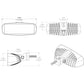 Lumitec CapreraLT - LED Flood Light - White Finish - White Non-Dimming [101292] - BuoyMart.com  Flood/Spreader Lights Lumitec