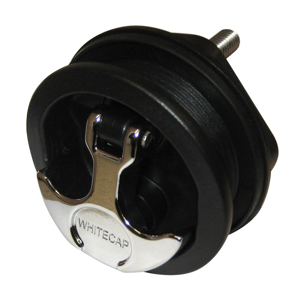 Whitecap T-Handle Latch - Chrome Plated Zamac/Black Nylon - No Lock - Freshwater Use Only [S-0230BC] - BuoyMart.com  Latches Whitecap