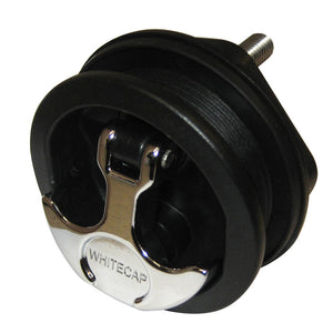 Whitecap T-Handle Latch - Chrome Plated Zamac/Black Nylon - No Lock - Freshwater Use Only [S-0230BC] - BuoyMart.com  Latches Whitecap