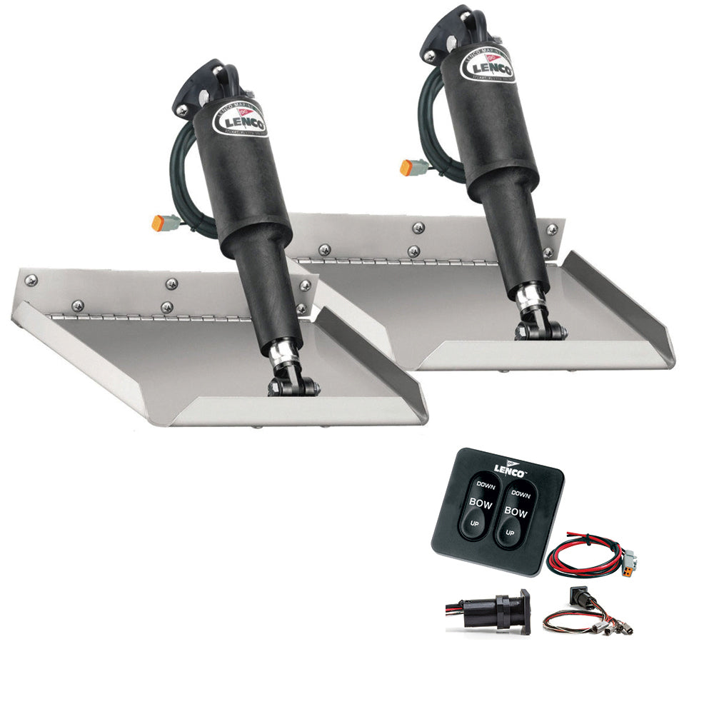 Lenco 9" x 12" Edge Mount Kit w/Standard Tactile Switch Kit [TT9X12E] Lenco Marine