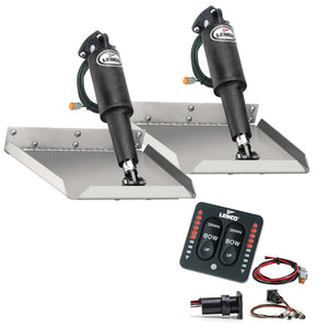 Lenco 9" x 12" Edge Mount Trim Tab Kit w/LED Indicator Switch Kit [TT9X12EI] - BuoyMart.com  Trim Tabs Lenco Marine