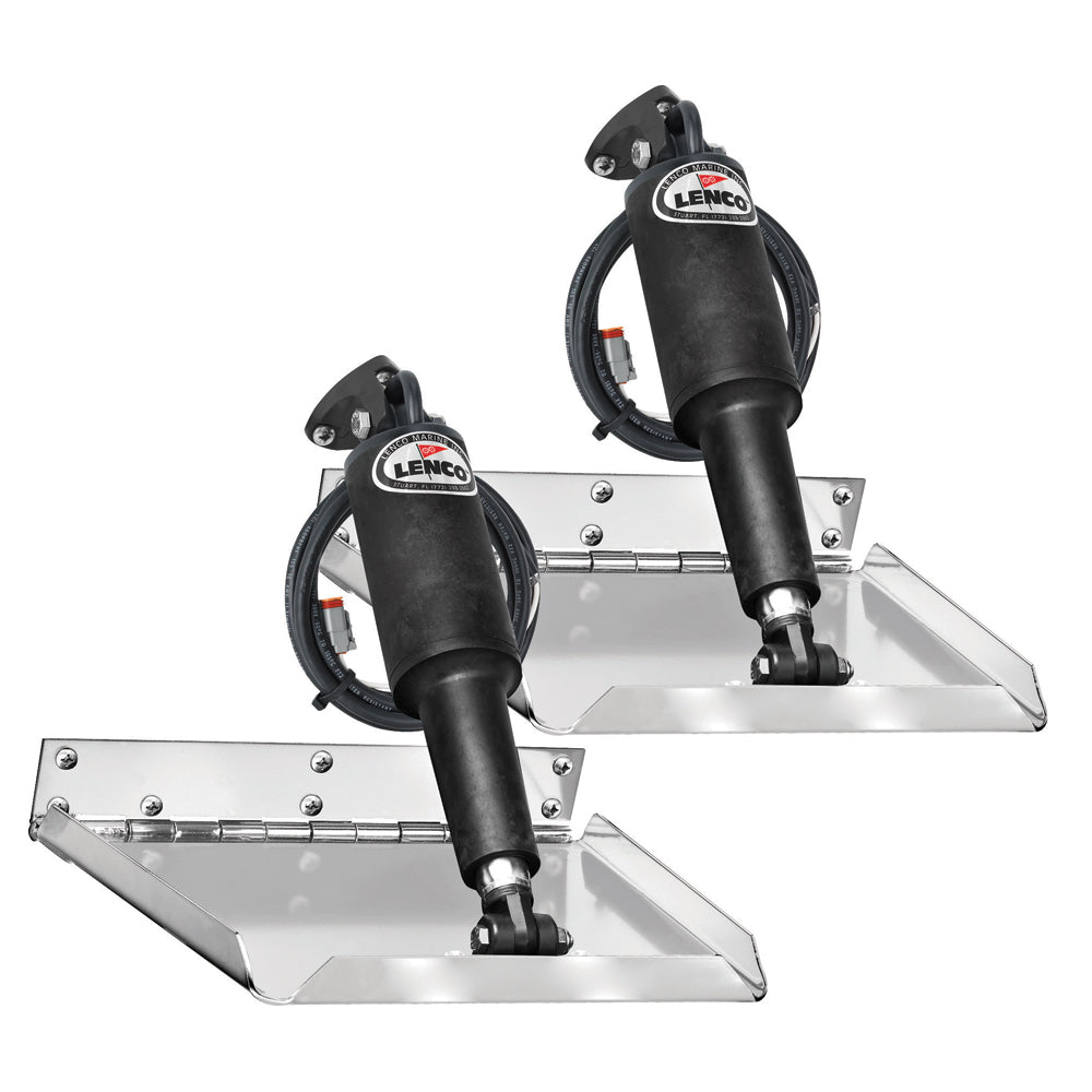 Lenco 14" x 12" Standard Performance Kit w/o Switch [15038-101] - BuoyMart.com  Trim Tabs Lenco Marine