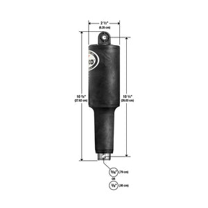 Lenco 101XDS Short Extreme Duty Actuator - 12V - 2-1/4" Stroke w/3/8" Hardware [15058-001] - BuoyMart.com  Trim Tab Accessories Lenco Marine