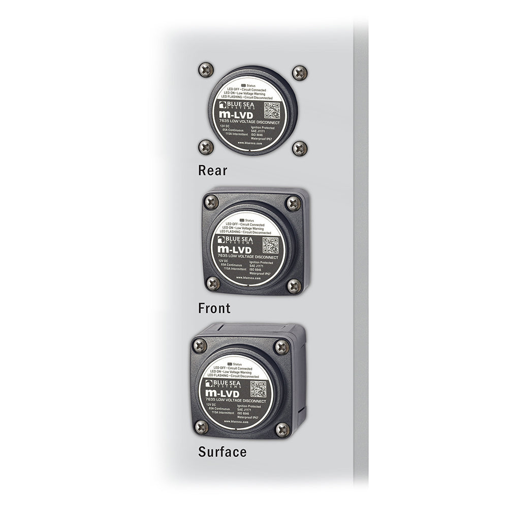 Blue Sea 7635 m-LVD Low Voltage Disconnect [7635] - BuoyMart.com  Battery Management Blue Sea Systems