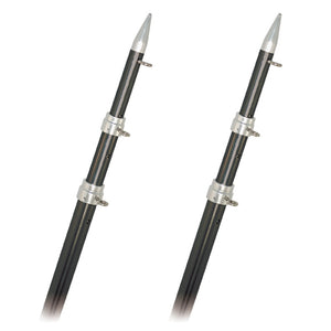 Rupp Top Gun Outrigger Poles - Telescopic - Carbon Fiber - 18' [A0-1800-CFT] - BuoyMart.com  Outriggers Rupp Marine