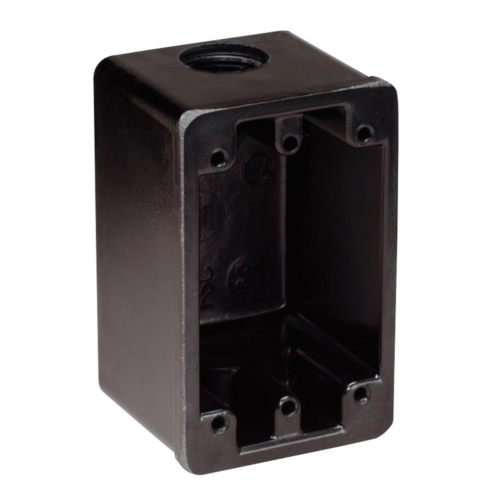 Marinco FS Box Black f/15A, 20A, 30A Receptacles [6080] - BuoyMart.com  Shore Power Marinco