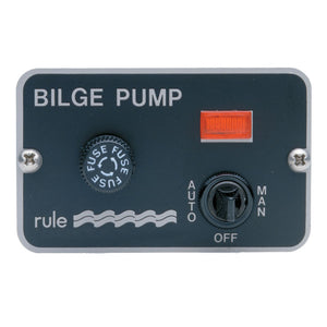 Rule Deluxe 3-Way Panel Lighted Switch f/Auto Float 24/32VDC [42] - BuoyMart.com  Bilge Pumps Rule
