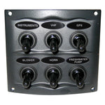 BEP Waterproof Panel - 6 Switches - Grey [900-6WP] - BuoyMart.com  Electrical Panels BEP Marine