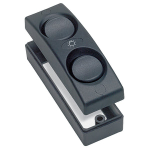 BEP Contour 1100 Series Double Interior Switch - On/Off - Black [1101-BK] - BuoyMart.com  Switches & Accessories BEP Marine