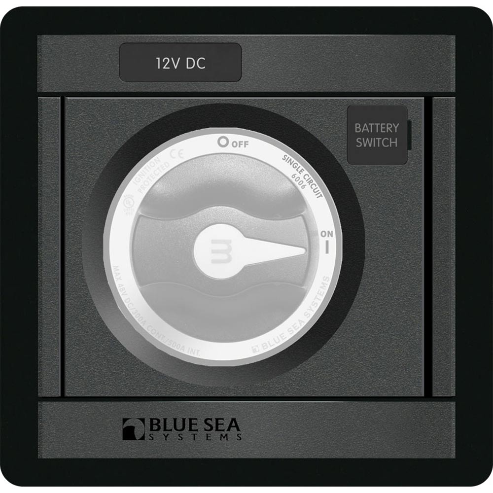 Blue Sea 1139 DC M-Series Black Panel Square [1139] - BuoyMart.com  Electrical Panels Blue Sea Systems