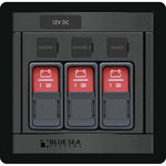 Blue Sea 1148 Remote Control Panel w/(3) 2145 Remote Control Contura Switch [1148] - BuoyMart.com  Battery Management Blue Sea Systems