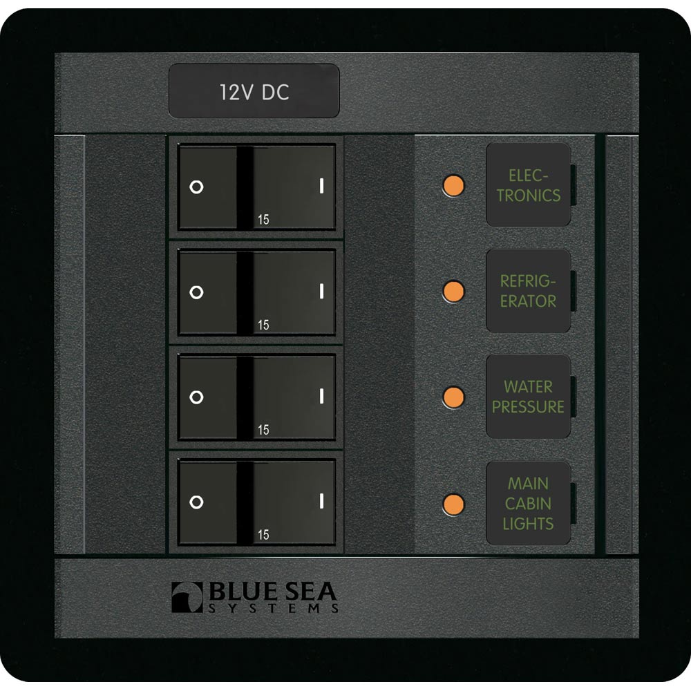 Blue Sea 1216 12V DC 4 Position [1216] - BuoyMart.com  Electrical Panels Blue Sea Systems