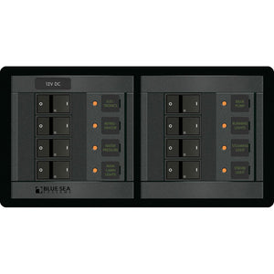 Blue Sea 1225 12V DC 8 Position - Horizontal [1225] - BuoyMart.com  Electrical Panels Blue Sea Systems