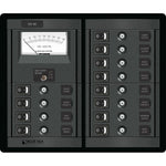 Blue Sea 1464 12 Position Switch CLB + Meter Square [1464] - BuoyMart.com  Electrical Panels Blue Sea Systems
