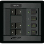 Blue Sea 1214 120V AC Main + 2 Positions [1214] - BuoyMart.com  Electrical Panels Blue Sea Systems