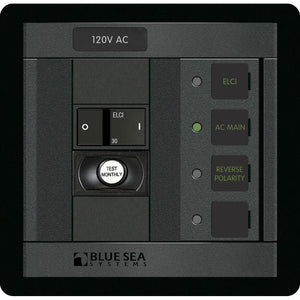 Blue Sea 1502 ELCI Main 30A Double Pole Panel [1502] - BuoyMart.com  Electrical Panels Blue Sea Systems