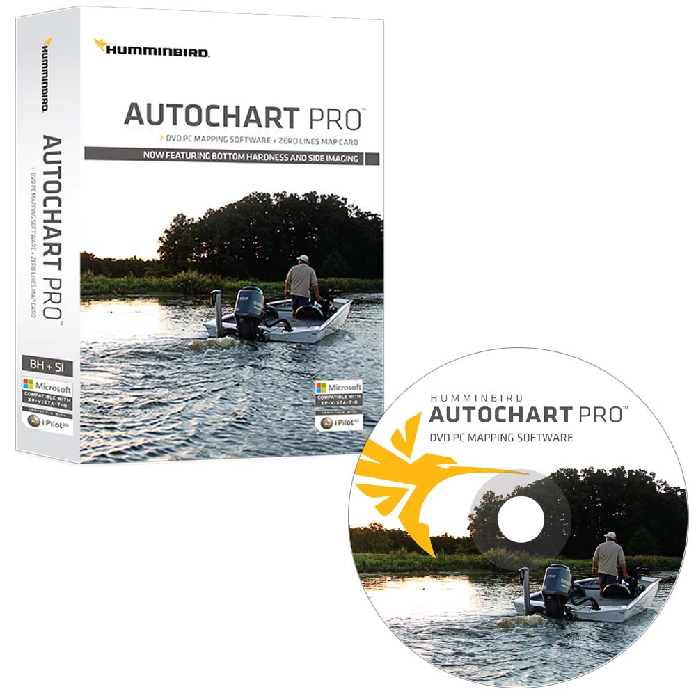 Humminbird AutoChart PRO DVD PC Mapping Software w/Zero Lines Map Card [600032-1] - BuoyMart.com  Humminbird Humminbird