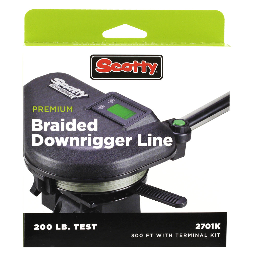 Scotty Premium Power Braid Downrigger Line - 400ft of 200lb Test [2702K] - BuoyMart.com  Downrigger Accessories Scotty