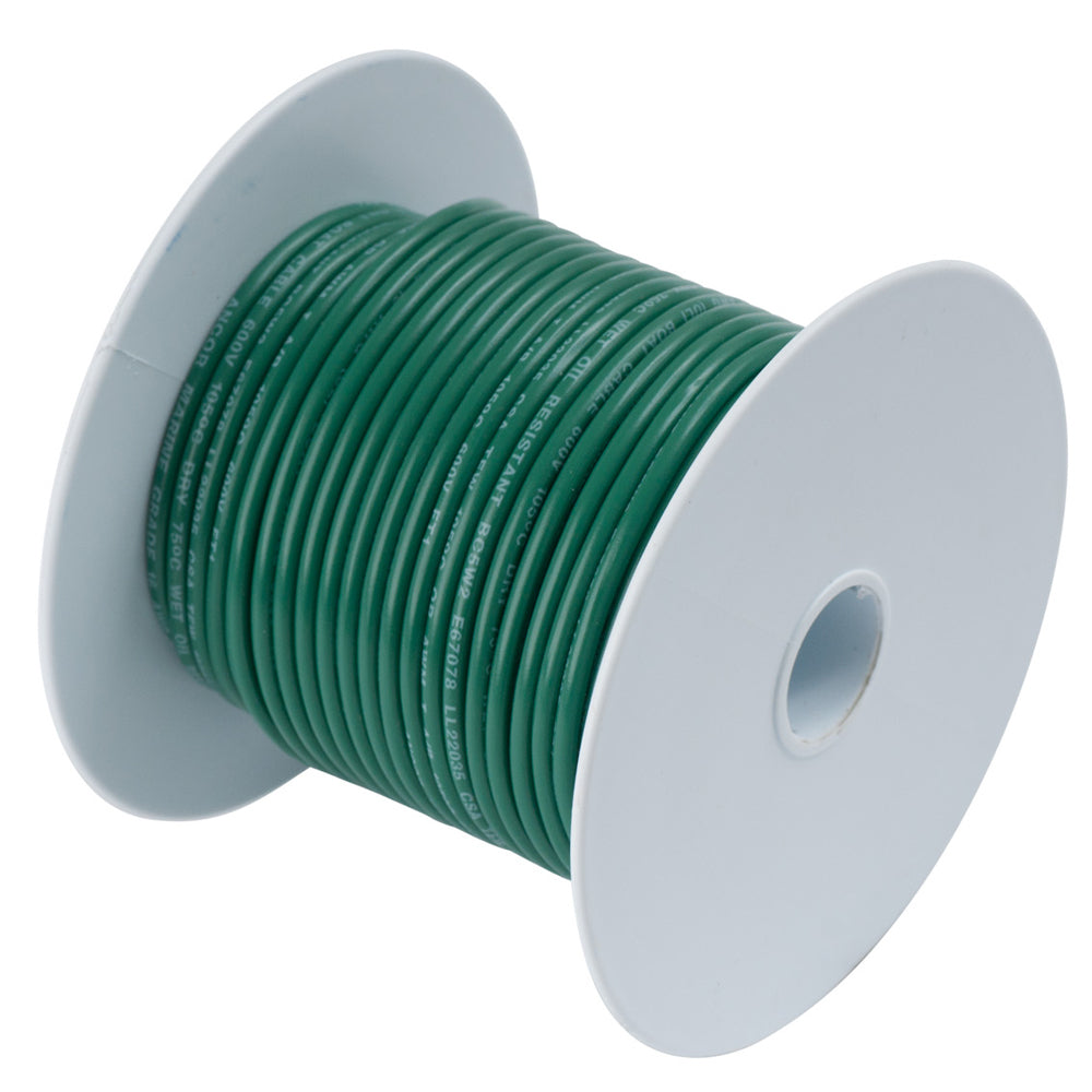 Ancor Green 14AWG Tinned Copper Wire - 100' [104310] - BuoyMart.com  Wire Ancor