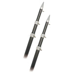 Rupp 15' Telescopic Carbon Fiber Outrigger Poles 1.5" - Silver [A0-1500-CFT] - BuoyMart.com  Outriggers Rupp Marine