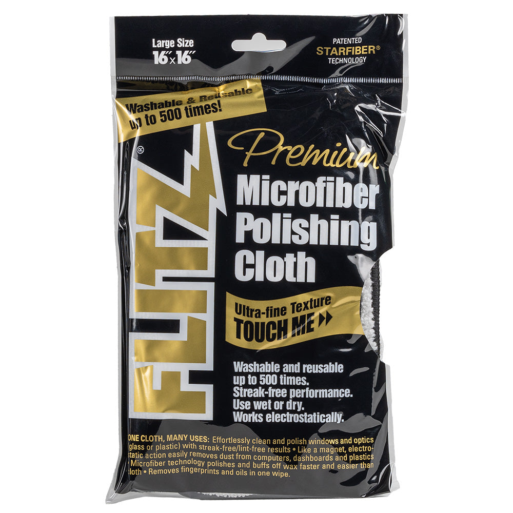 Flitz Microfiber Polishing Cloth - 16" x 16" - Single Bag [MC200] - BuoyMart.com  Cleaning Flitz