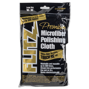 Flitz Microfiber Polishing Cloth - 16" x 16" - Single Bag [MC200] - BuoyMart.com  Cleaning Flitz