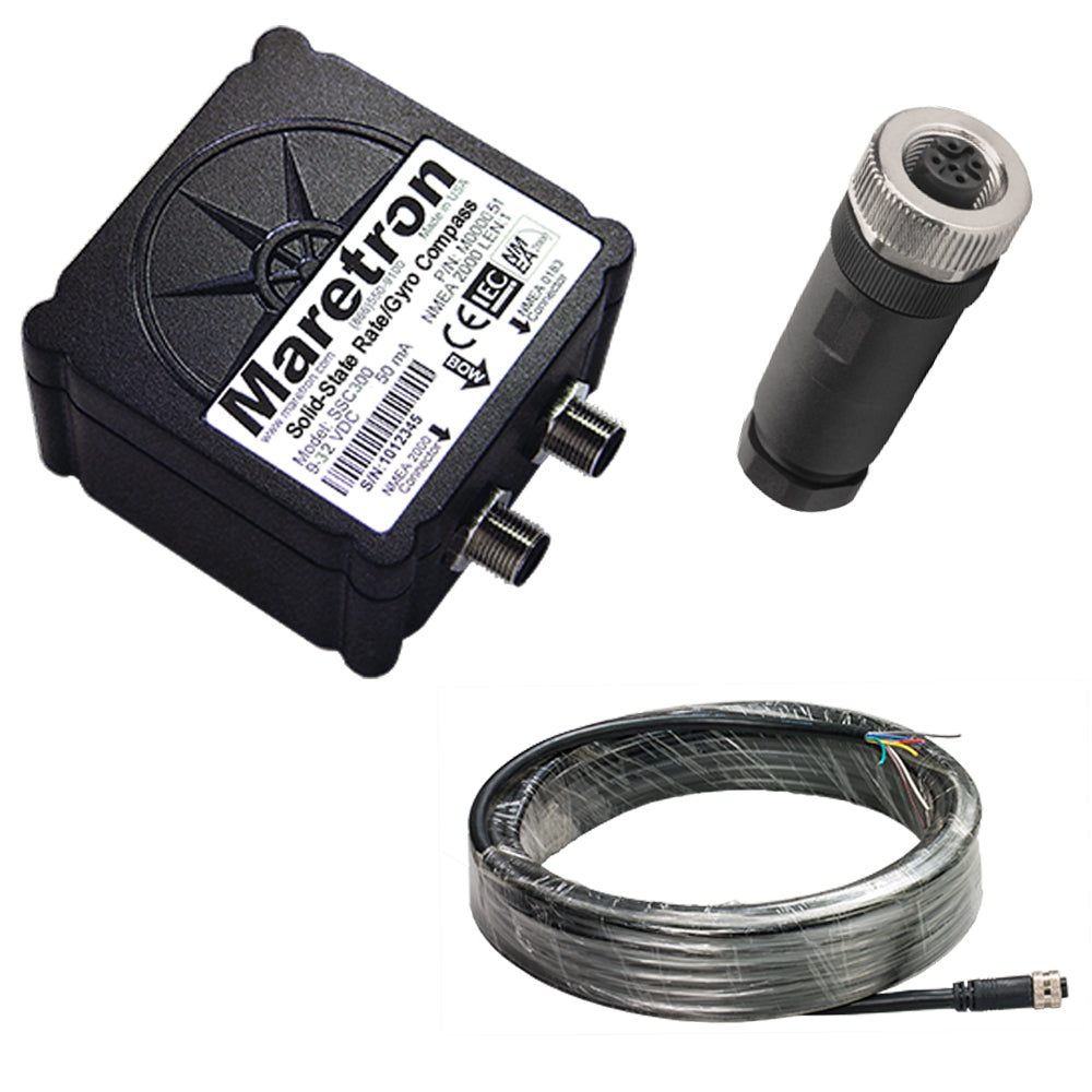 Maretron Solid-State Rate/Gyro Compass w/10m Cable & Connector [SSC300-01-KIT] - BuoyMart.com  NMEA Cables & Sensors Maretron