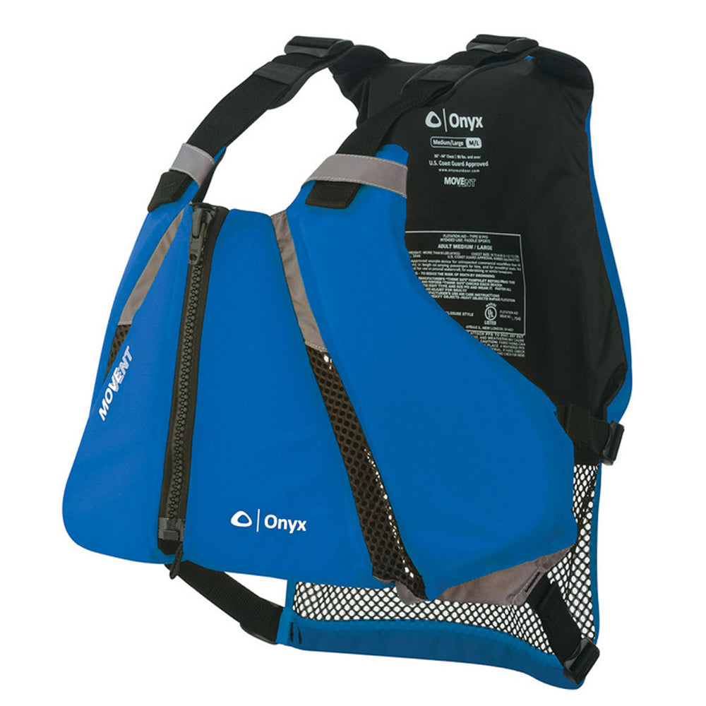 Onyx MoveVent Curve Paddle Sports Life Vest - XS/S - Blue [122000-500-020-16] - BuoyMart.com  Life Vests Onyx Outdoor