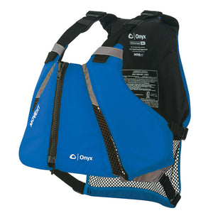 Onyx MoveVent Curve Paddle Sports Life Vest - XL/2X - Blue [122000-500-060-16] Onyx Outdoor