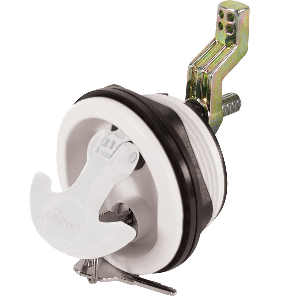 Whitecap Locking Nylon T-Handle - White/White [3226WC] - BuoyMart.com  Latches Whitecap