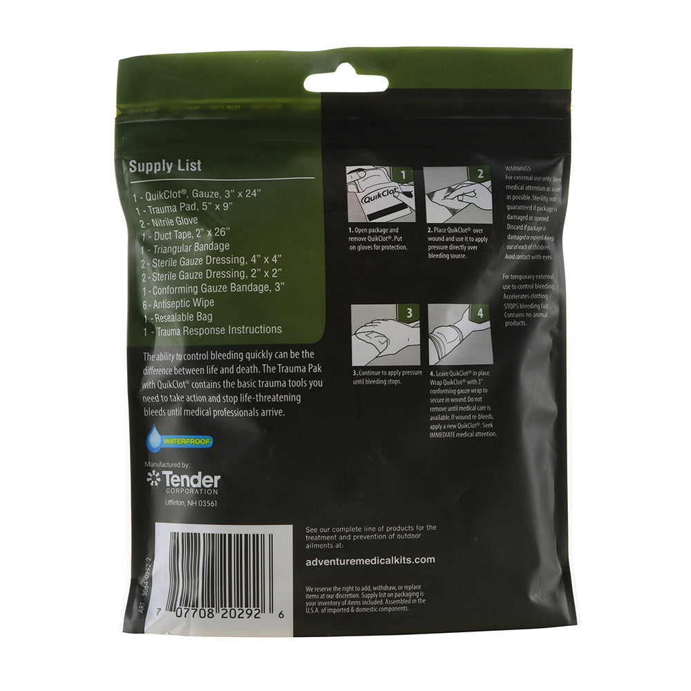 Adventure Medical Trauma Pak w/QuikClot [2064-0292] Adventure Medical Kits