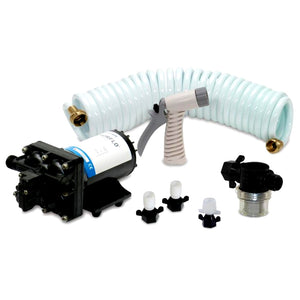 Shurflo by Pentair BLASTERII Washdown Kit - 12VDC, 3.5GPM w/25 Hose, Nozzle, Strainer  Fittings [4338-121-E07] - BuoyMart.com  Washdown / Pressure Pumps Shurflo by Pentair