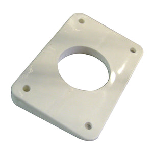 Rupp 10 Degree Top Gun Mounting Wedge White - Sold Individually [17-1510-50W] - BuoyMart.com  Outrigger Accessories Rupp Marine
